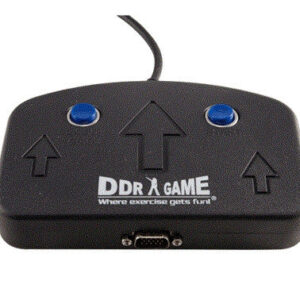 DDR 4in1 Control Box for PS2 / Xbox / PC / Wii - Blue Buttons - 15 pins